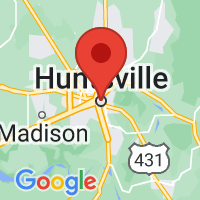 Map of Huntsville AL US